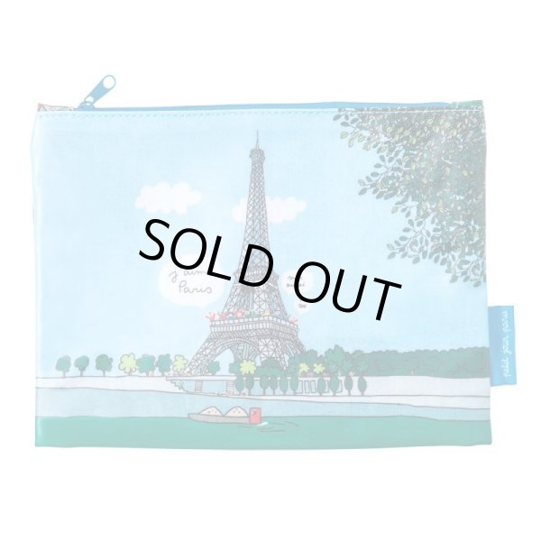 画像1: Petit Jour Paris 『PVCポーチ（マチあり）・パリ・エッフェル』販売終了商品 (1)